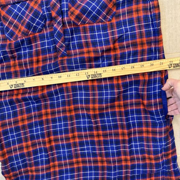 J. Crew Tartan Plaid Flannel Shirt Dress - Blue/Red - Size M - NWT - Picture 6 of 8